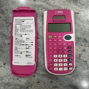 TI-30XS Calculator Pink Multiview Texas Instruments. Solar Powered